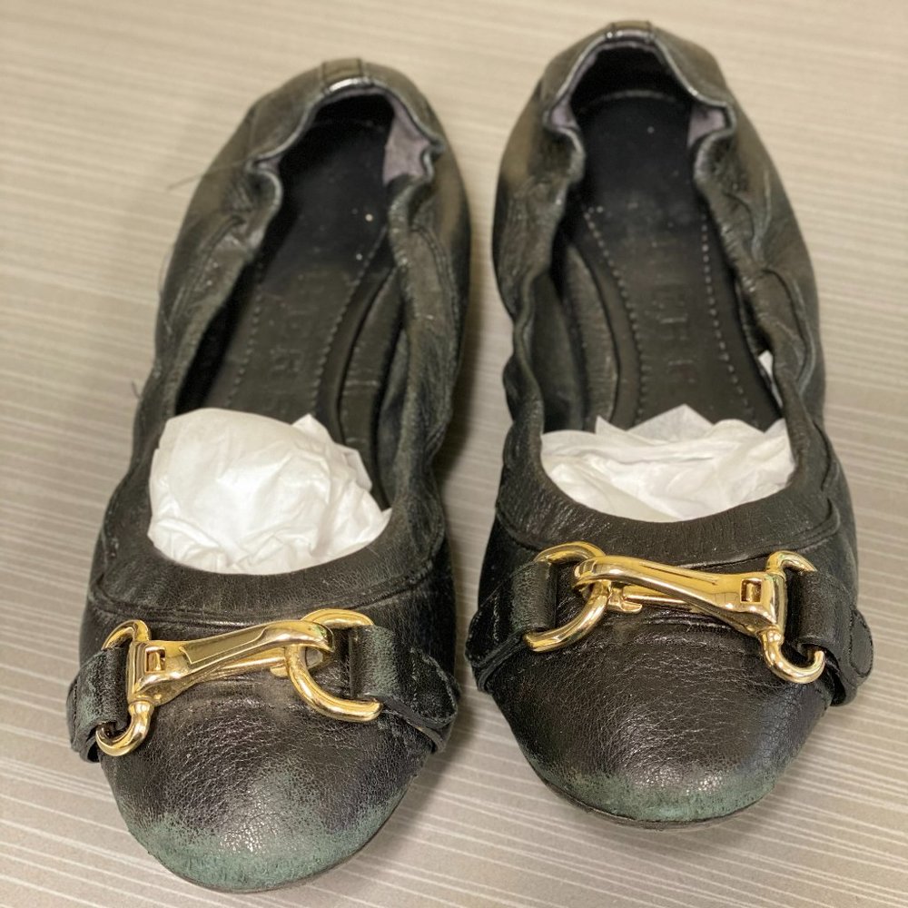 Burberry Black Flats